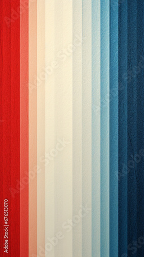 wallpaper image of vertical slot pattern. Blue red and white colors. Grainy textures Background created with Generative Ai