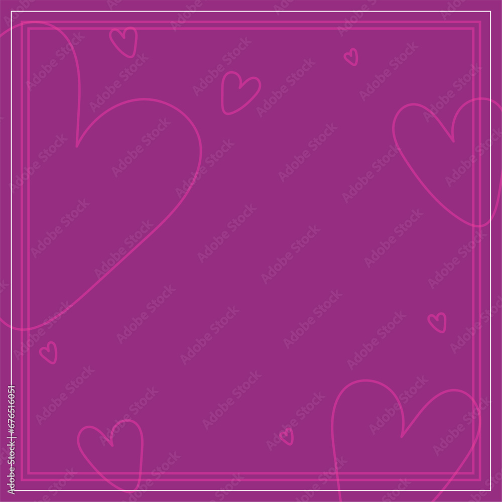 Colored background with heart shapes Vector