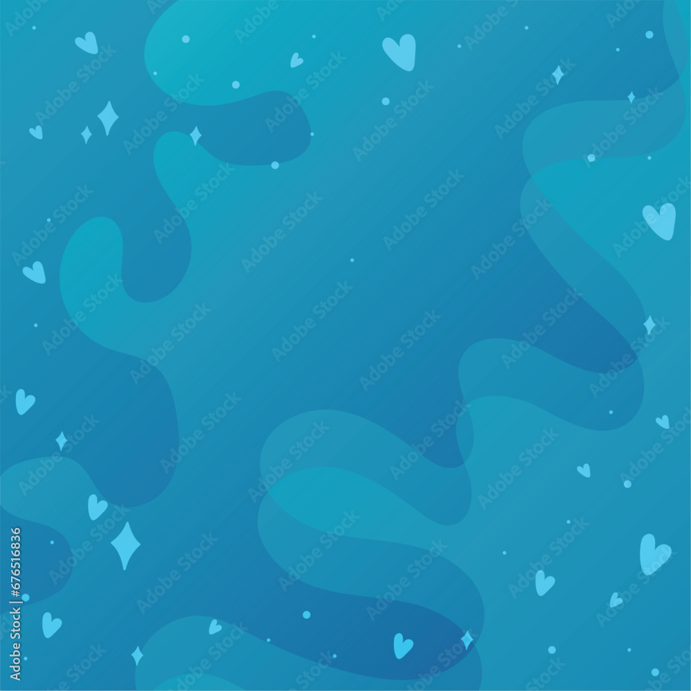 Fototapeta premium Colored background with heart shapes Vector