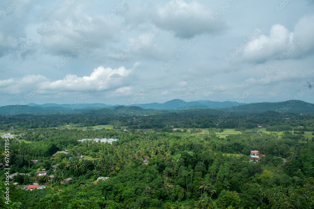Fototapeta premium view of the mountains