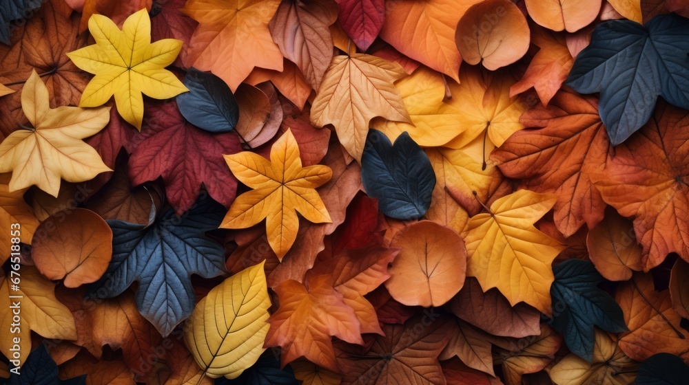 Fototapeta premium Autumn Leaves Composition