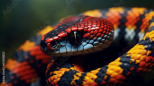 Colorful Coral Snake photo
