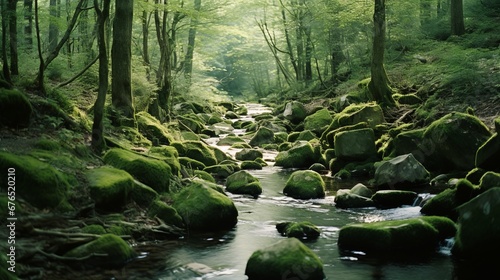 Tranquil Forest Stream