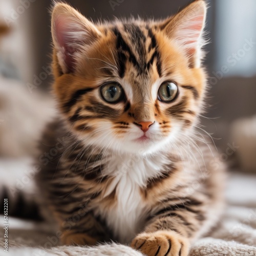 Create a baby cat high resolution, ultra realistic, stock image, extra detailed, generative Ai