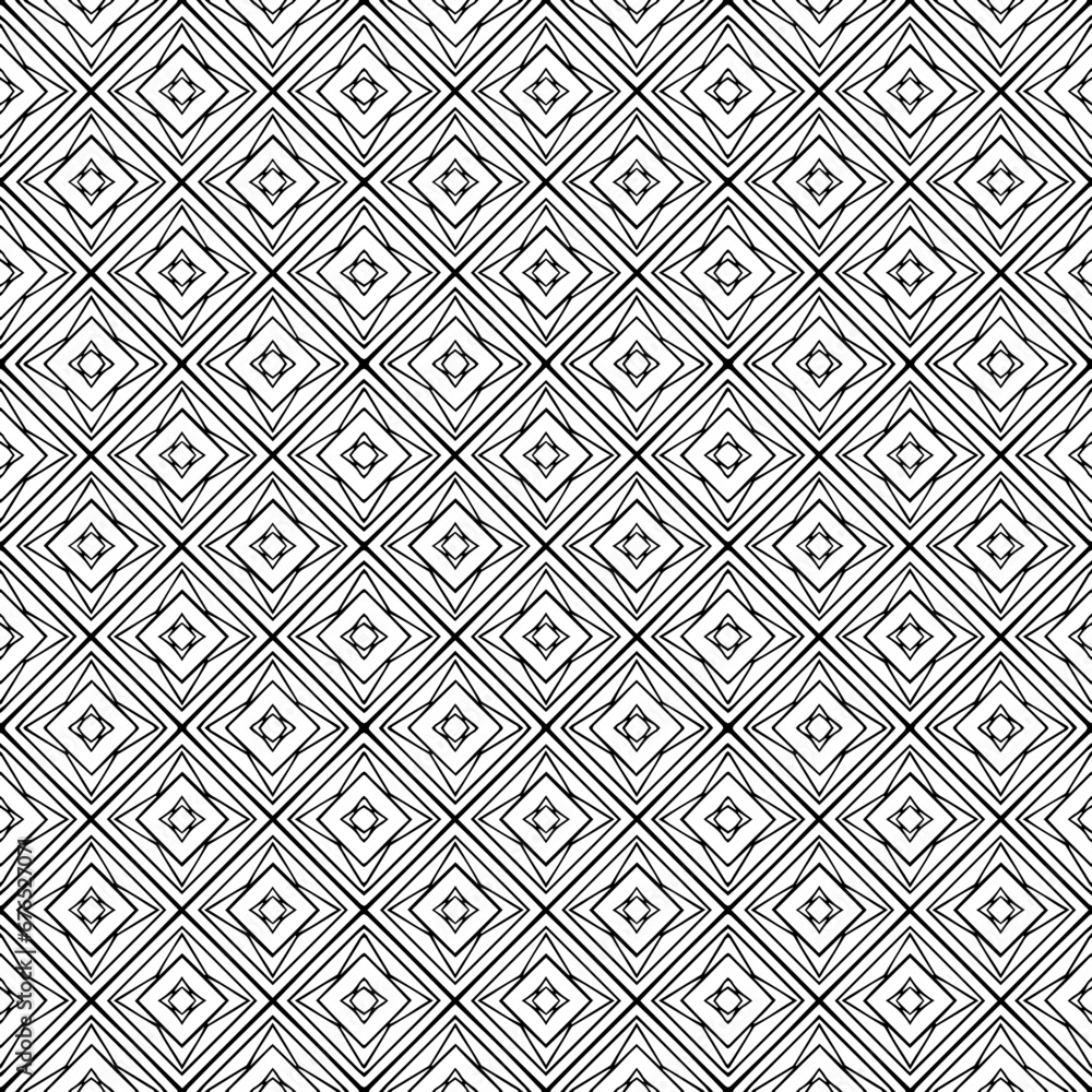 Black and white seamless abstract pattern. Background and backdrop. Grayscale ornamental design. Mosaic ornaments. Vector graphic illustration. EPS10. Black and white seamless abstract pattern. Background and backdrop. Grayscale ornamental design. Mosaic ornaments. Vector graphic illustration. EPS10.