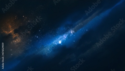 Universe filled with stars, nebula and galaxy background © CreativeStock