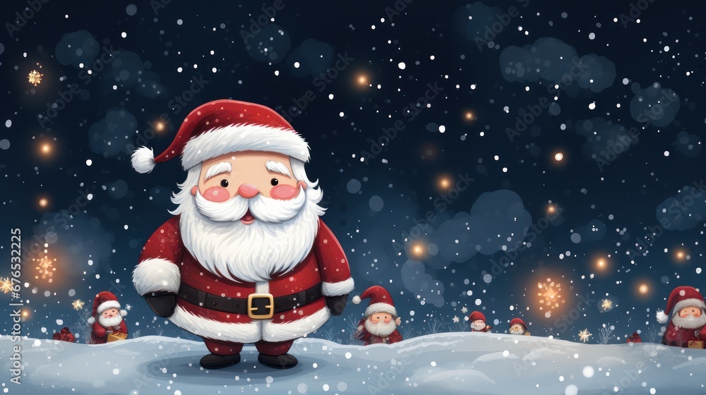Santa Claus: A jolly and cheerful Santa Claus wallpaper