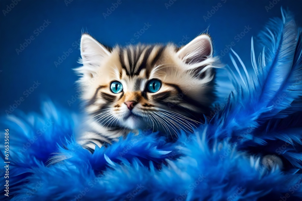 cat with blue eyes