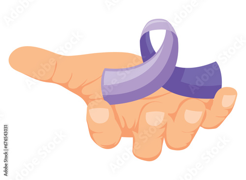 epilepsy day ribbon design