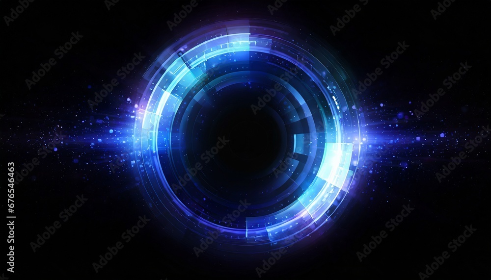 Abstract background. luminous swirling. Elegant glowing circle. Big data cloud. Light ring. - obrazy, fototapety, plakaty 