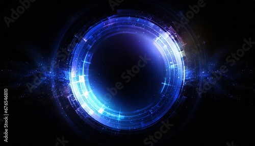 Abstract background. luminous swirling. Elegant glowing circle. Big data cloud. Light ring.
