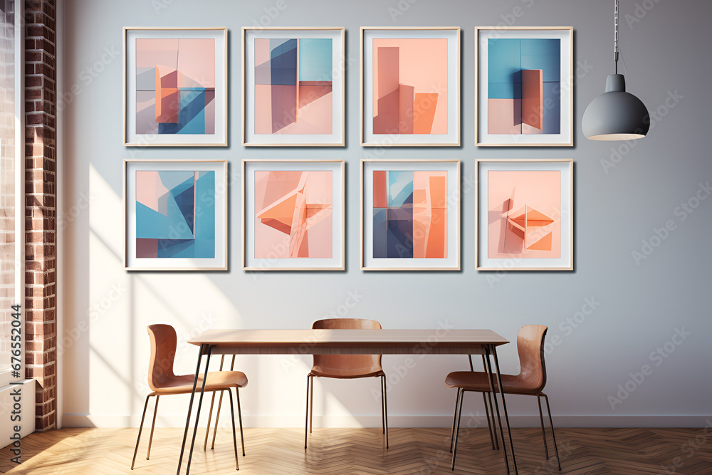 Fototapeta premium living room frame art