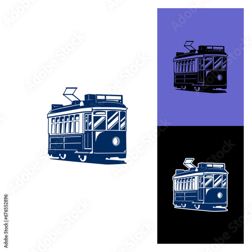 Tram Logo Inspiration for Transportation photo