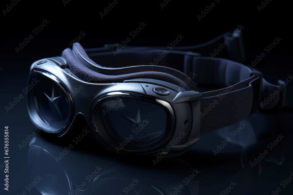 A sleep mask discarded, its promise of darkness and peace unfulfilled. Generative Ai. A sleep mask discarded, its promise of darkness and peace unfulfilled. Generative Ai.