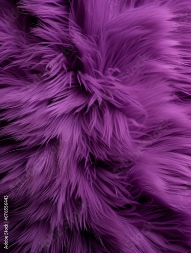 Violet Fur Creative Abstract Geometric Texture. Graphic Digital Art Decoration. Abstract Shaped Surface Vertical Background. Ai Generated Vibrant Angular Pattern.