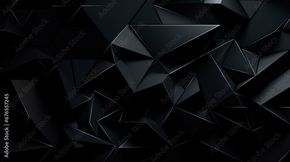 geometric triangular shape on dark surface