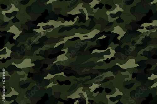 Camouflage, Muster, Tarnfarbe, Militär und Armee Konzept, erstellt mit generativer KI