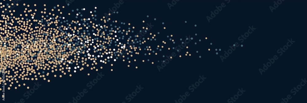 Abstract white glitters on black background, Christmas banner Abstract white glitters on black background, Christmas banner
