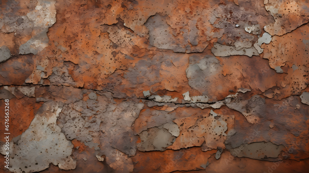 Grunge rusty background old metal texture generativ ai Grunge rusty background old metal texture generativ ai