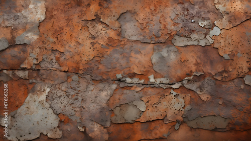 Grunge rusty background old metal texture generativ ai