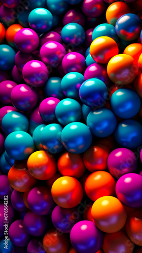 Beautiful ping balls ball mobile background,