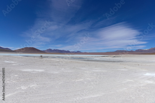 Bolivia, AVAROA NATIONAL PARK, desert, wide frame.