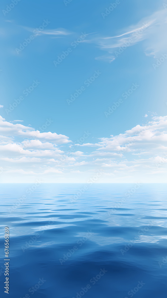 blue water skyline blue water skyline