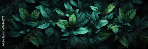 abstract natural green leaves wallpaper © nnattalli
