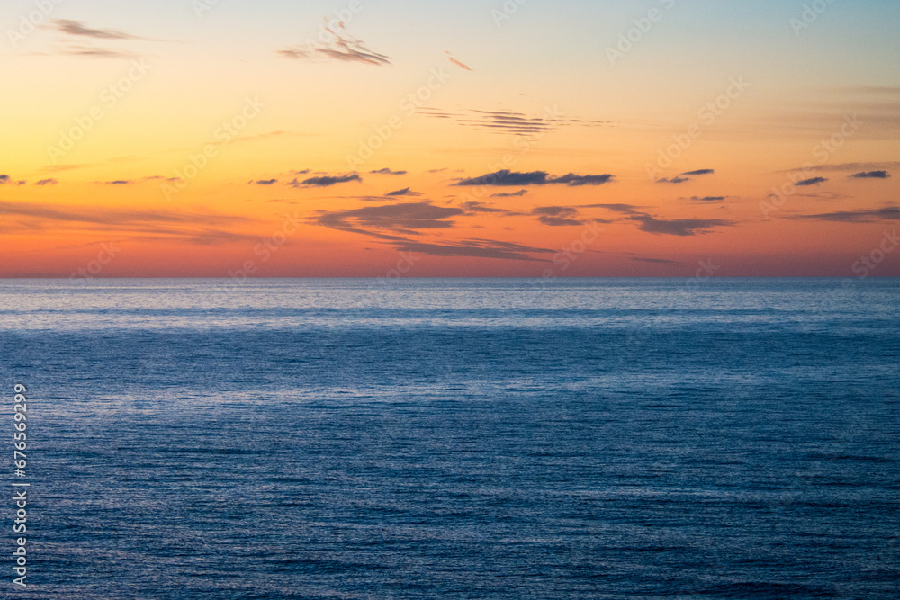 Fototapeta premium morning clouds over the ocean