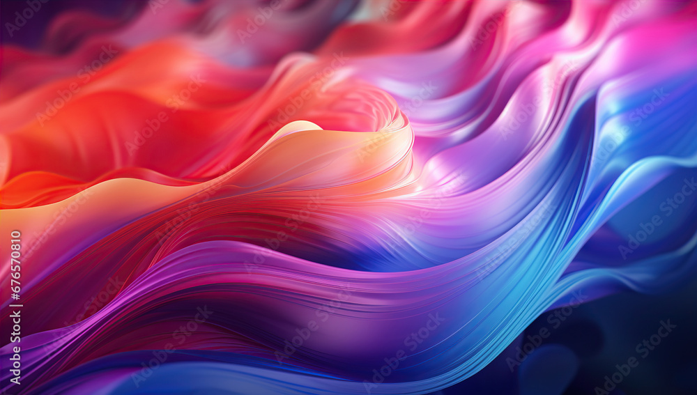 Multicolor abstract neon background. Created with Generative AI Multicolor abstract neon background. Created with Generative AI
