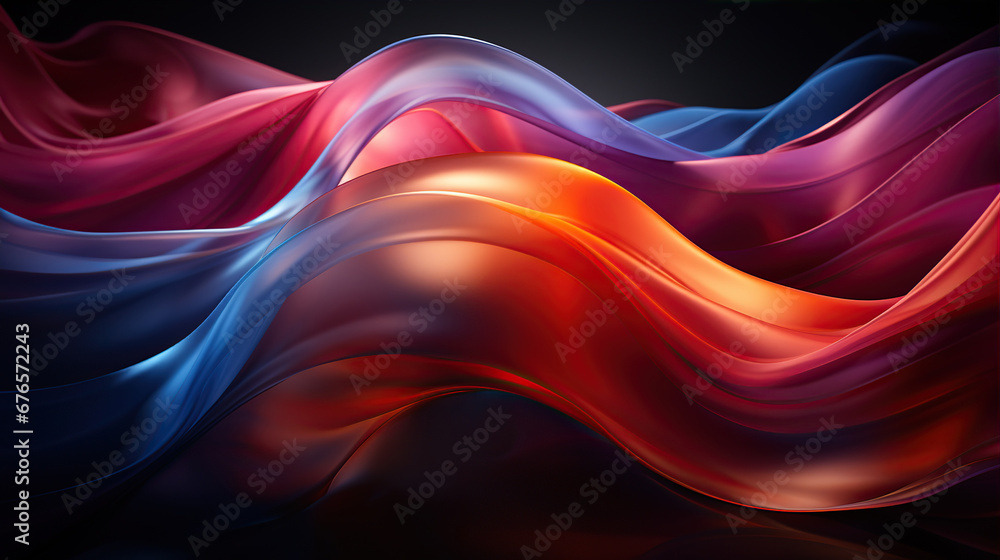 Multicolor abstract neon background. Created with Generative AI Multicolor abstract neon background. Created with Generative AI