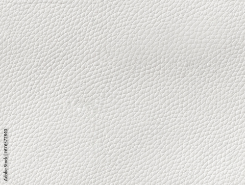 White leather, closeup detail. Seamless tileable background pattern. Generative AI