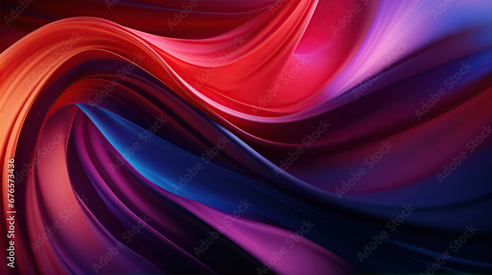 Obraz premium Multicolor abstract neon background. Created with Generative AI
