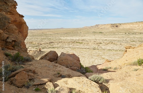 Vászonkép The Una Vida Pueblo at Chaco Canyon, New Mexico