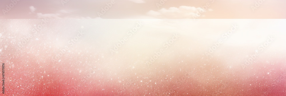 Abstract red white clouds Christmas banner