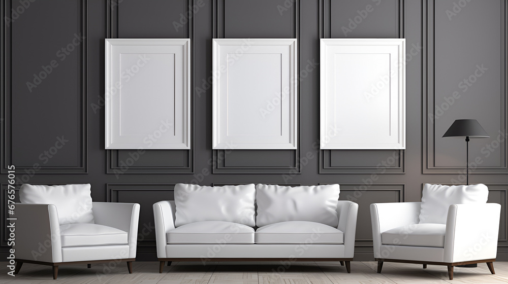 3d render of minimalist frame mock up , ai generated 3d render of minimalist frame mock up , ai generated