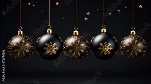 3d render of winter ornaments background  ai generated 