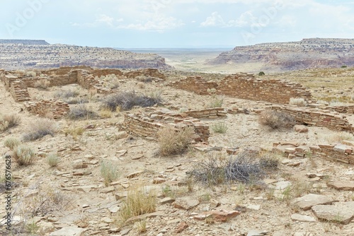 Pueblo del Arroyo at Chaco Canyon, New Mexico photo