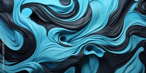 An abstract textured liquid marbling art background with wavy embossed lines. Interior decoration, wallpaper pattern