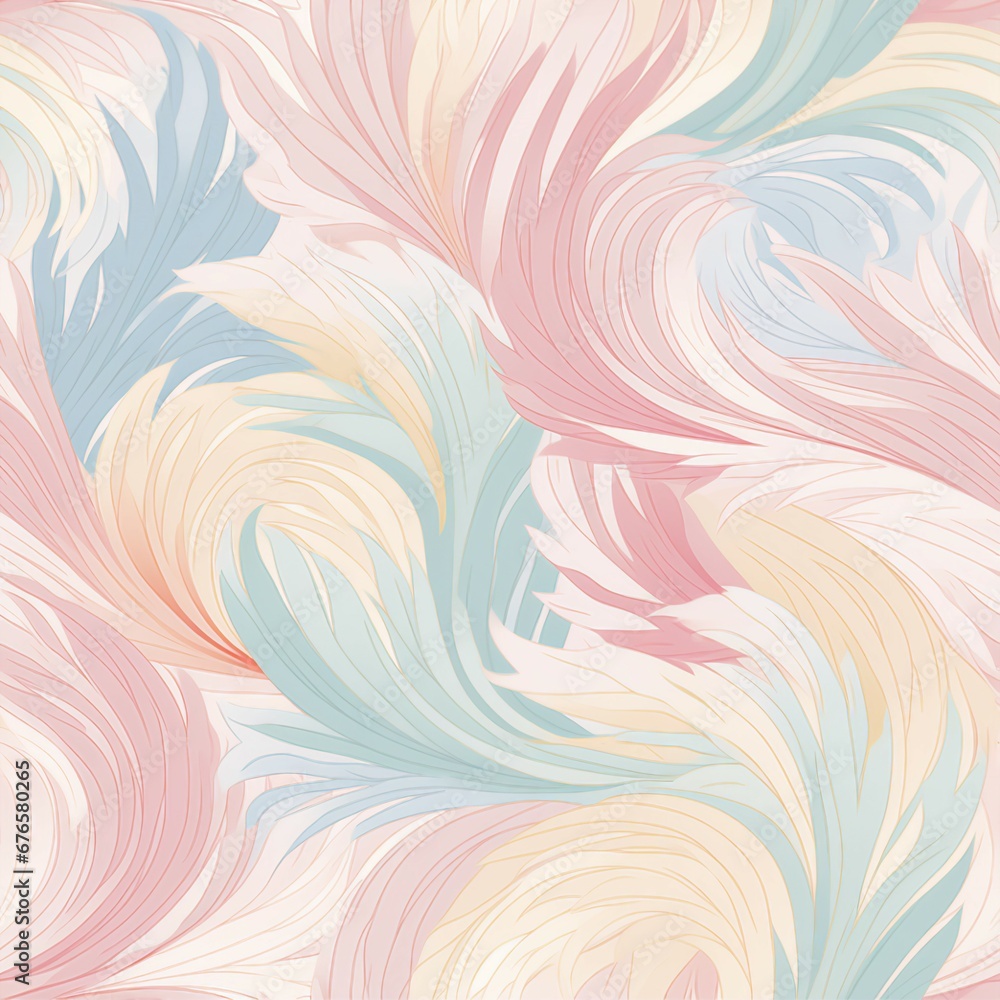 Muted Pastel Palette Pattern Muted Pastel Palette Pattern