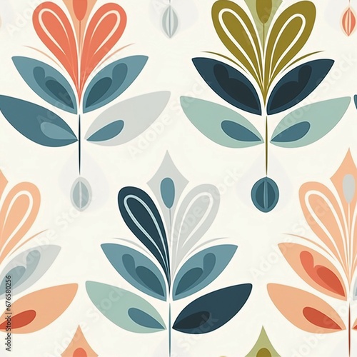 Modern Scandi Wallpaper Pattern