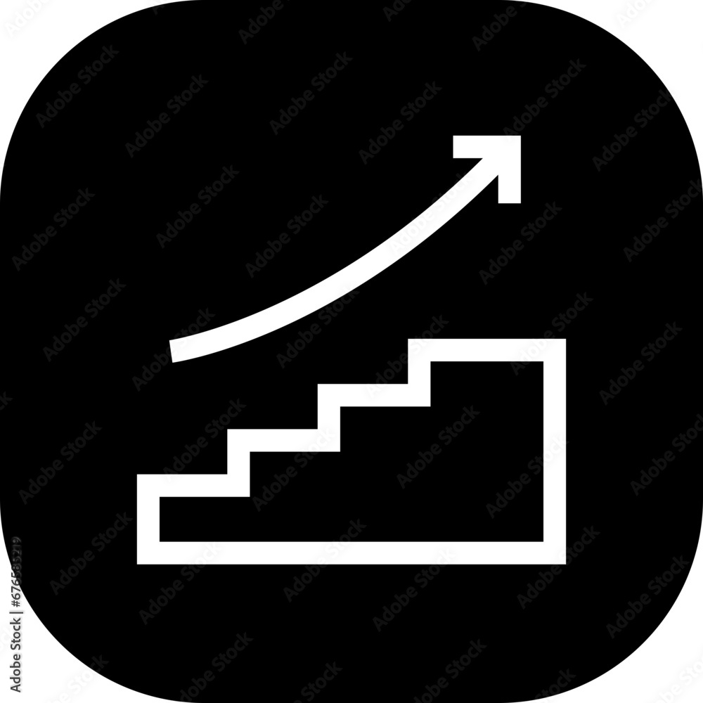 Grow action plan icon with black filled line outline style. growth, concept, business, success, growing, grow, finance. Vector Illustration Grow action plan icon with black filled line outline style. growth, concept, business, success, growing, grow, finance. Vector Illustration