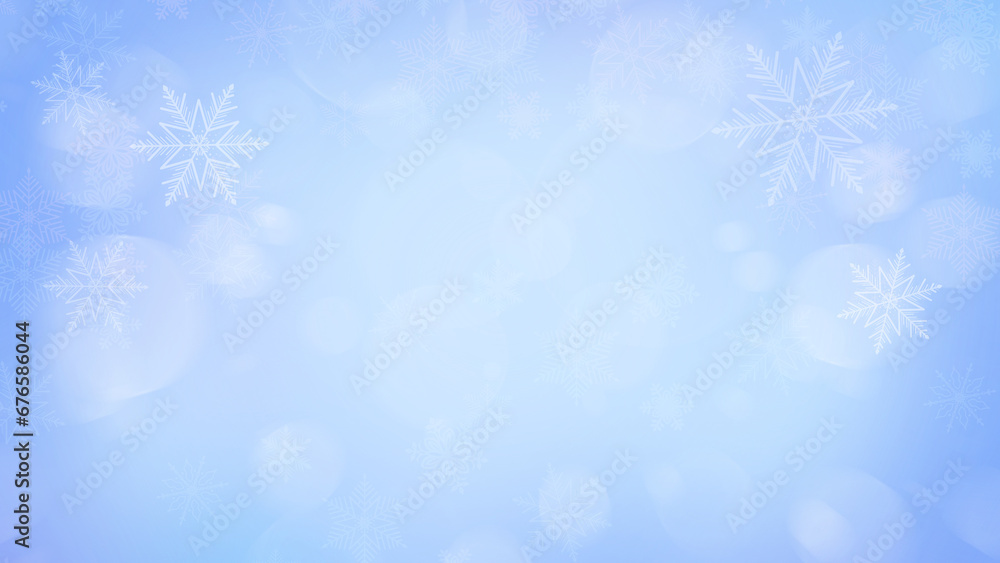 Blue christmas background with snowflakes retro color Blue christmas background with snowflakes retro color