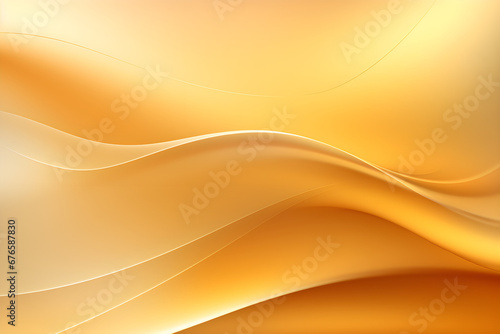 Golden shapes abstract style background