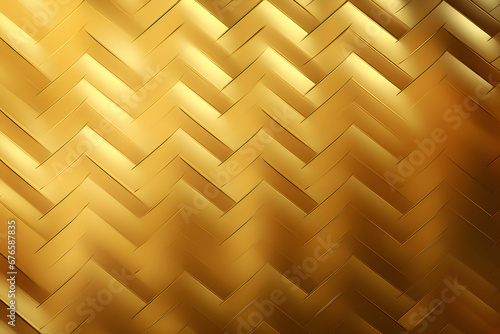 Golden shapes abstract style background