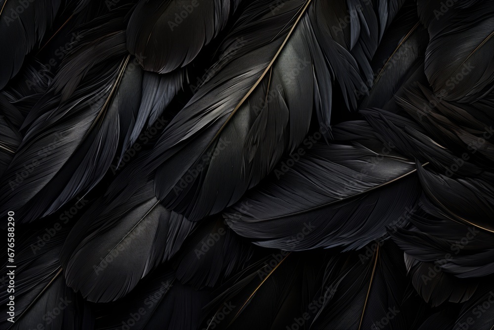 Black Feather Background Black Feather Background