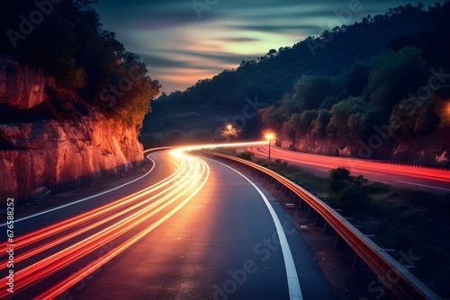 Orange sport car isolated