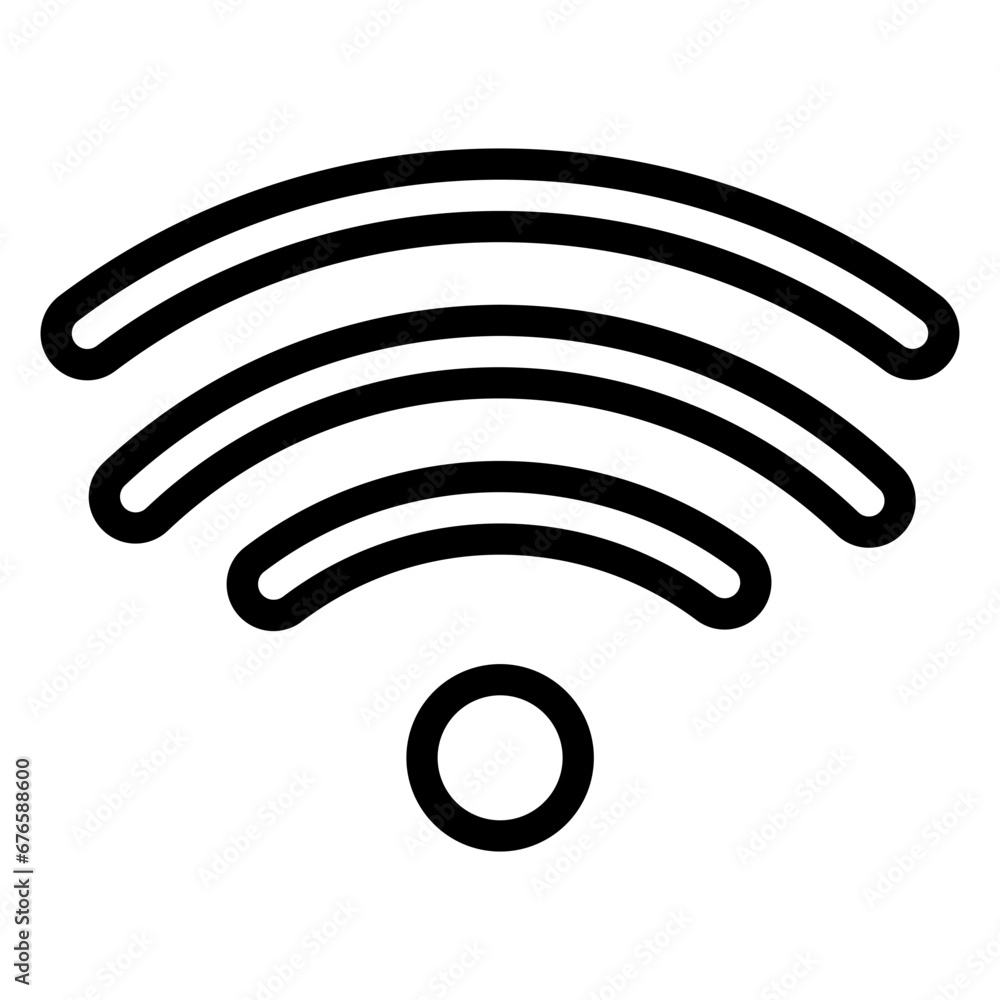 wifi icon line style
