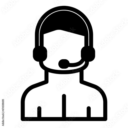 call center solid line