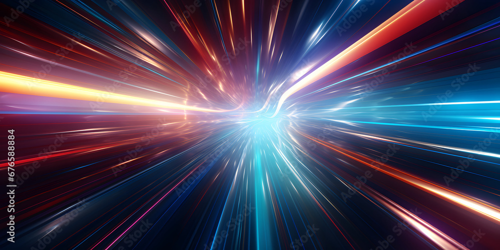 bright colorful abstract background with rays of light portraying motion bright colorful abstract background with rays of light portraying motion